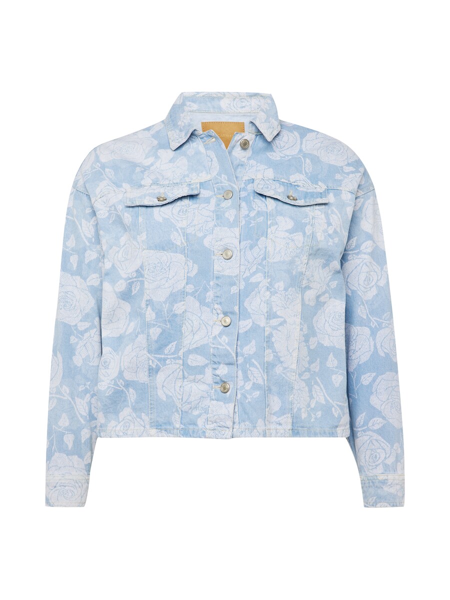 

Межсезонная куртка ONLY Carmakoma ZENDAYA, цвет Blue denim/Light blue