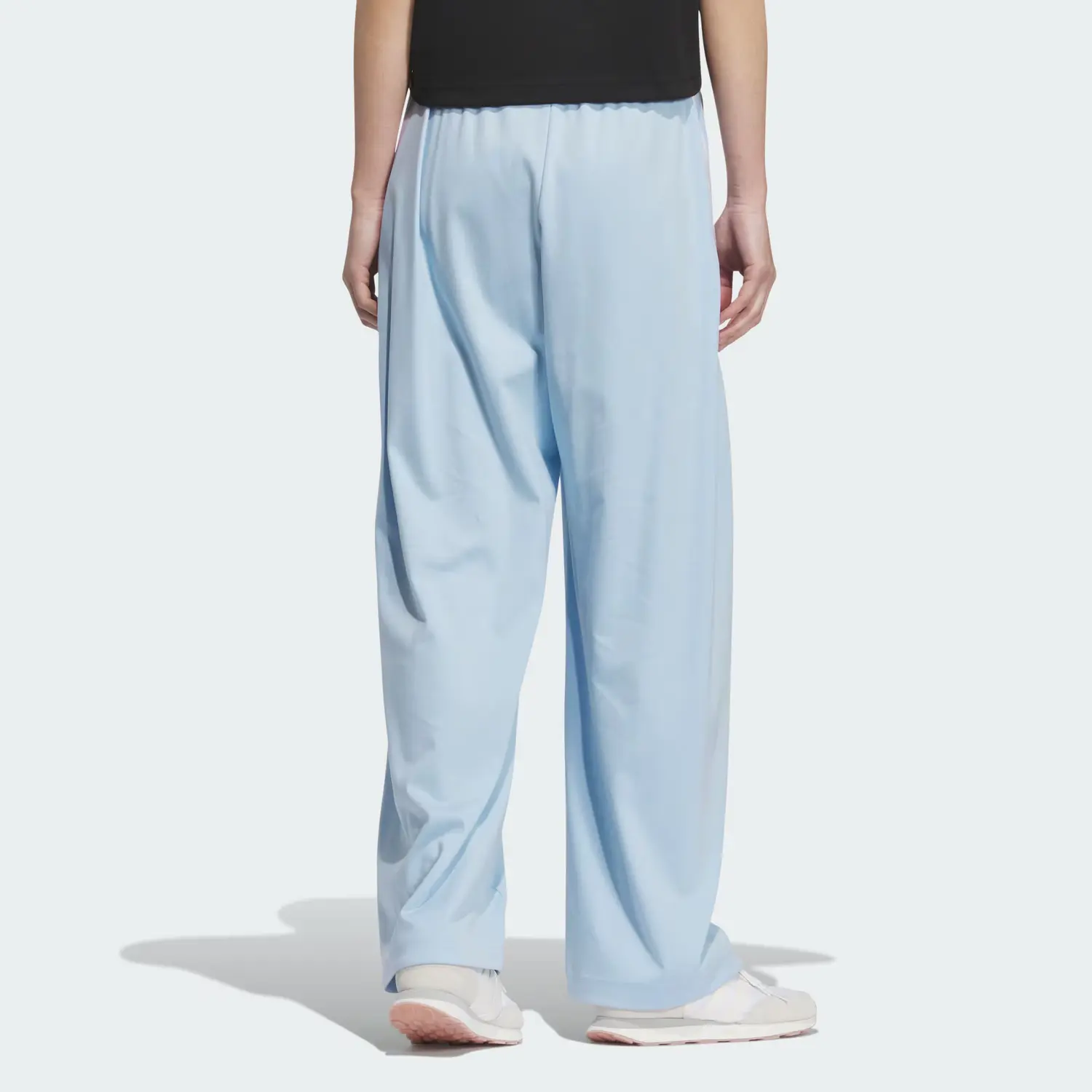 Adidas SS25 BANANA KNIT JOGGERS повседневные брюки женские blue — фото 4