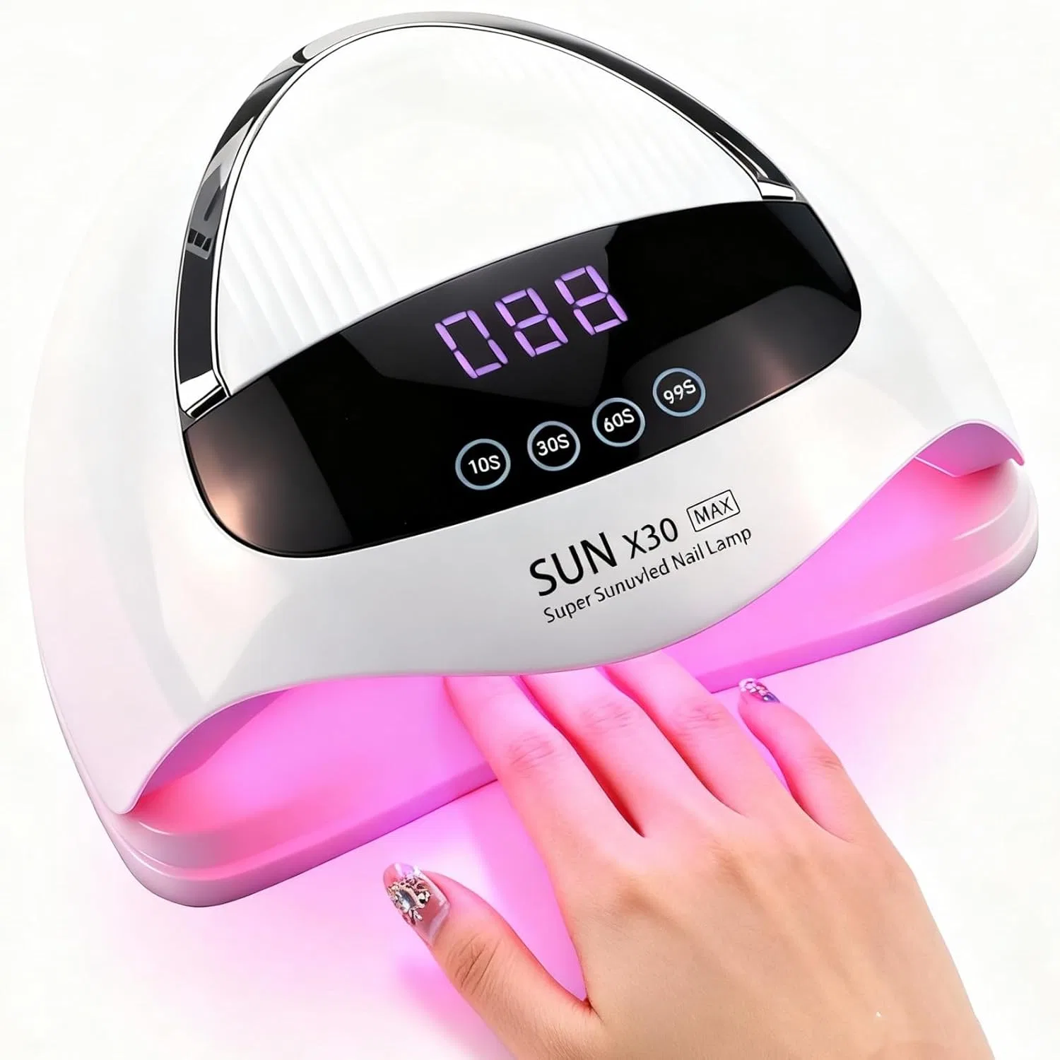 UV/LED лампа для ногтей 500 Вт с автосенсором и 4 таймерами Beenle, X30