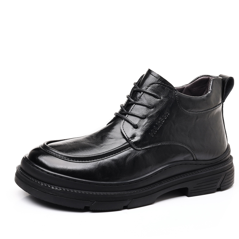

Ботильоны мужские Mulinsen, Black[Leather Shoe Size: Size 40 In This Model = Sports Shoe Size 41]