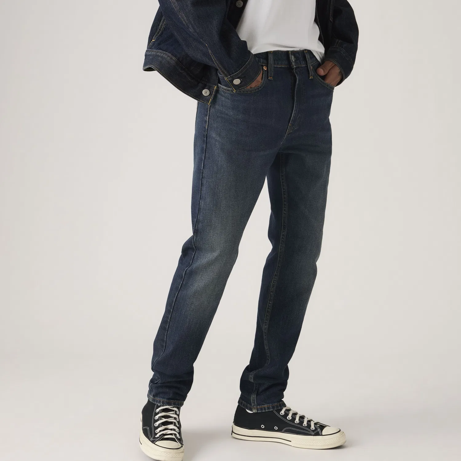 Мужские узкие джинсы 510 Levi's, Dark Wash — фото 2