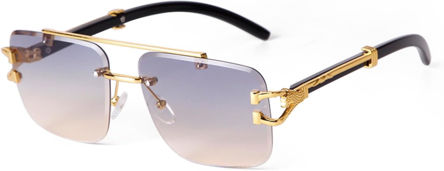 

Солнцезащитные очки с защитой от УФ-излучения UV400 | Градиентный синий, двойная перемычка | Для женщин и мужчин, для занятий спортом на открытом воздухе и вождения DSVIGF, 04