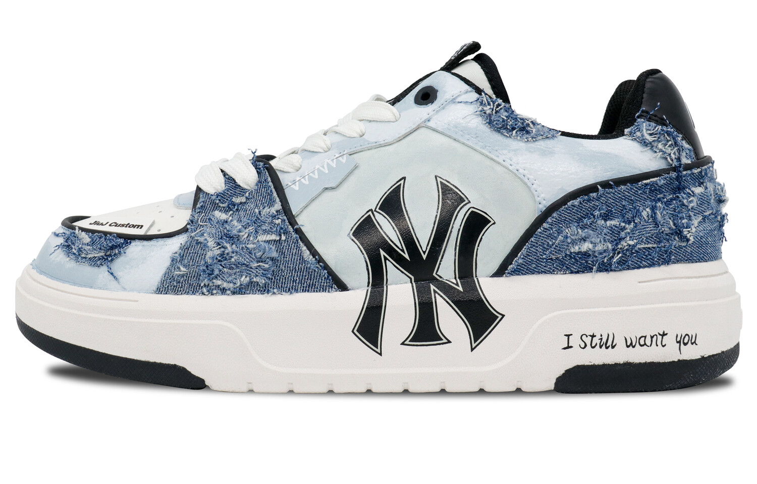 Кроссовки MLB Chunky Liner Skateboarding Shoes Unisex Low-top Blue, цвет Cowboy World