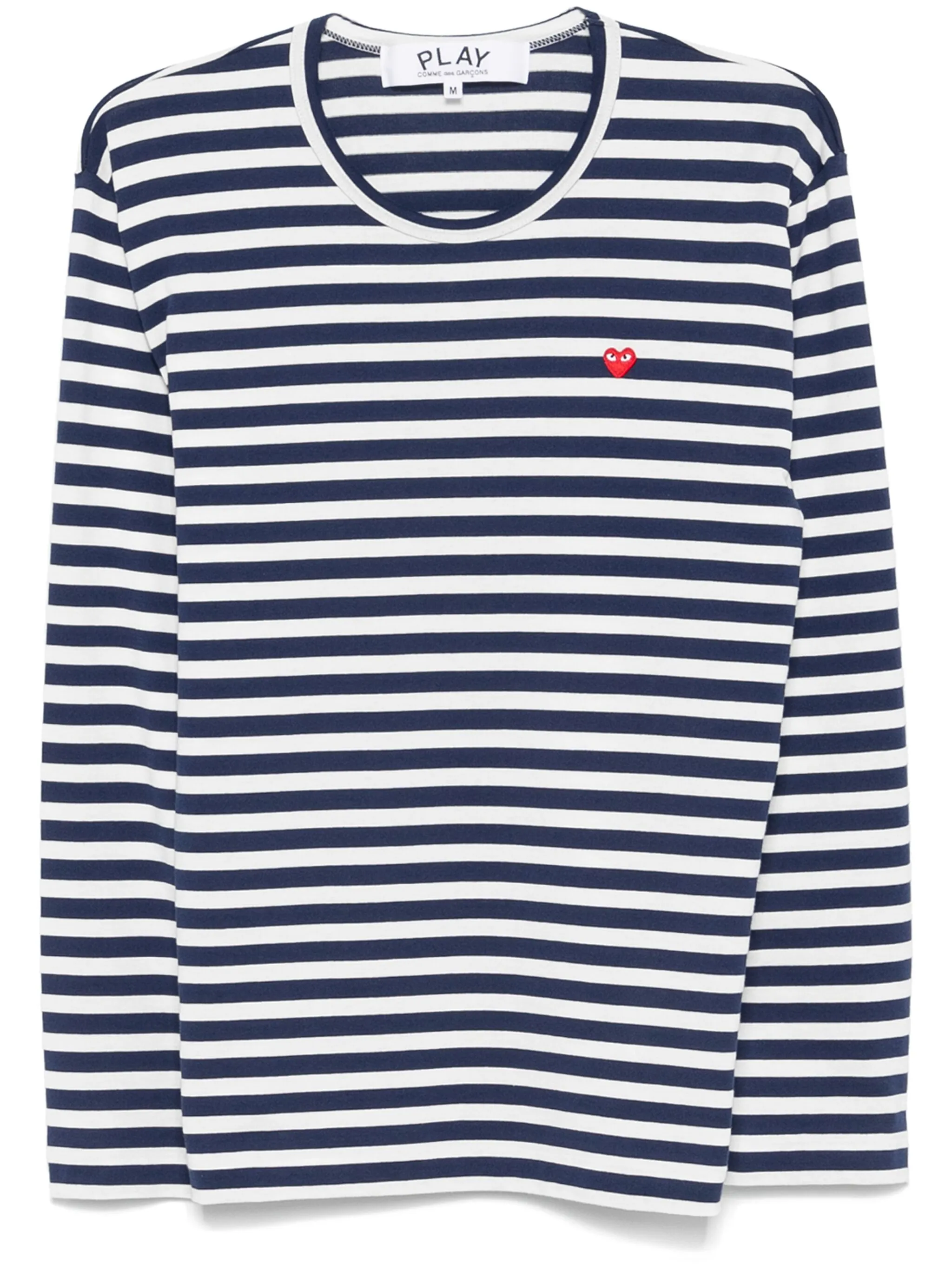 

Футболка с нашивкой Comme Des Garçons Play, белый