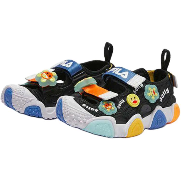 Детские сандалии SEASON FSW для дошкольников FILA KIDS, черный/желтый — фото 2