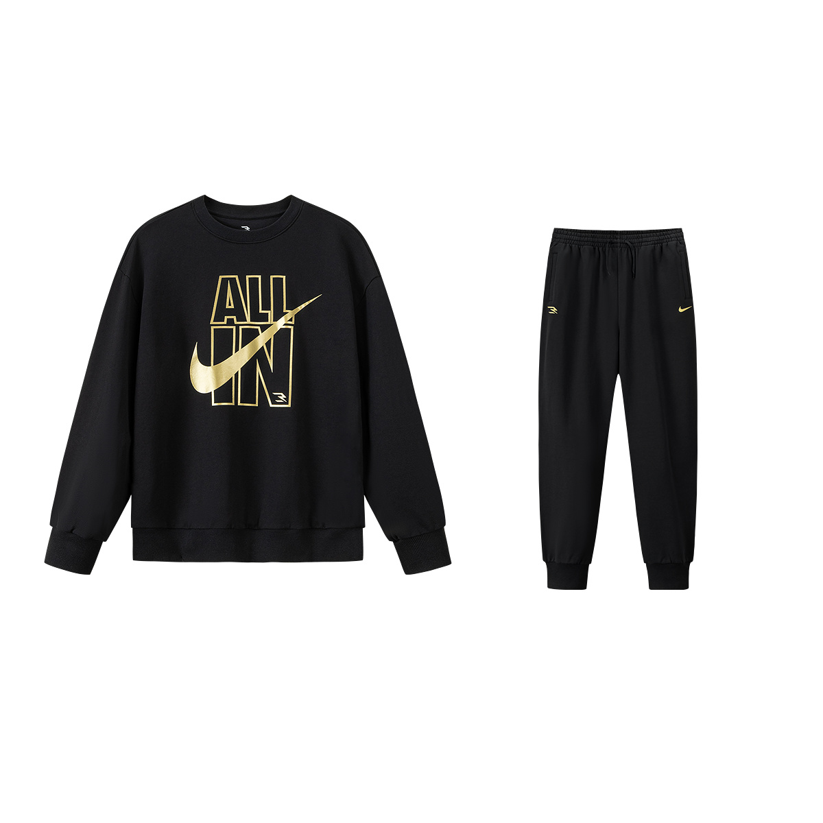 

Повседневная спортивная одежда 3Brand для детей 3-7 лет Nike, черный