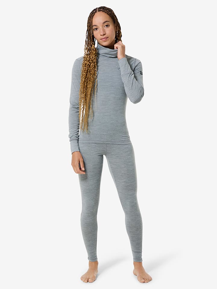 

Super.natural Функциональная рубашка с длинными рукавами "Тони" светло-серого цвета