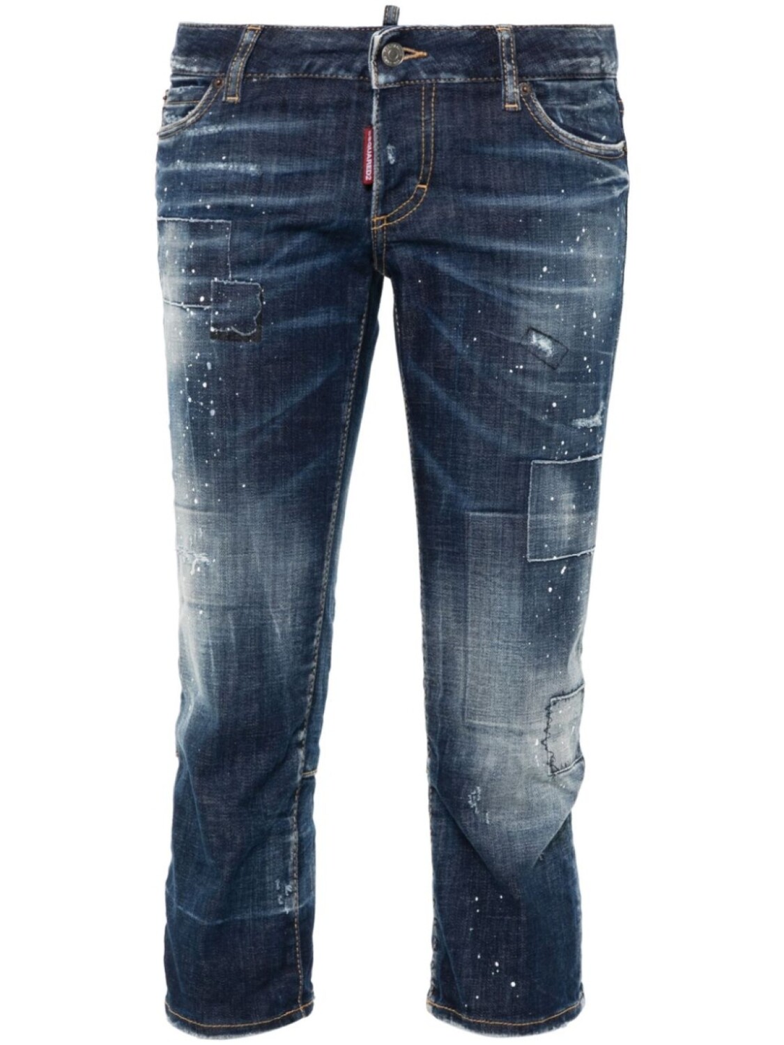 

Укороченные капри Джинсы Dsquared2, синие