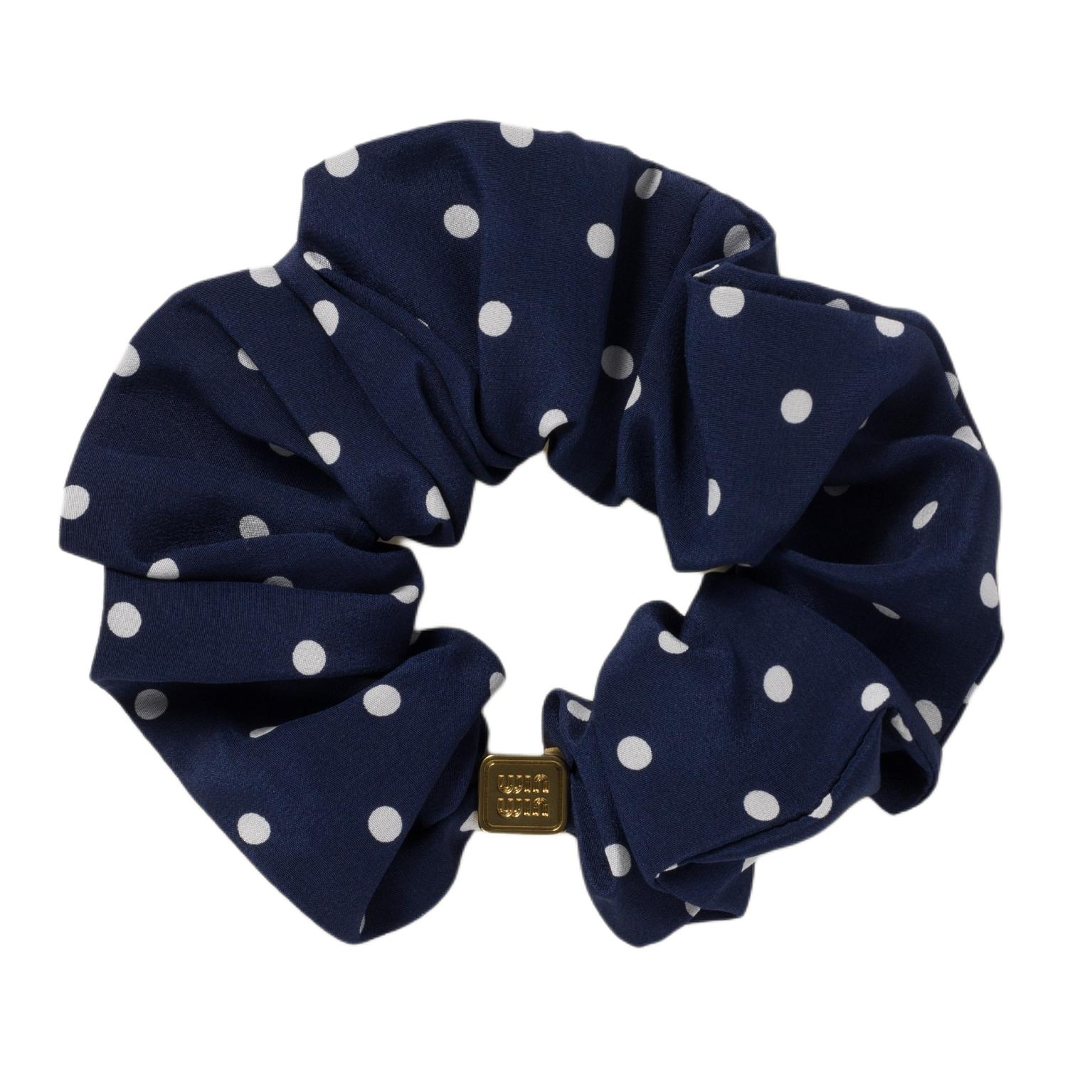 

MIU MIU Тканевые резинки для волос унисекс синего/слоновой кости цвета