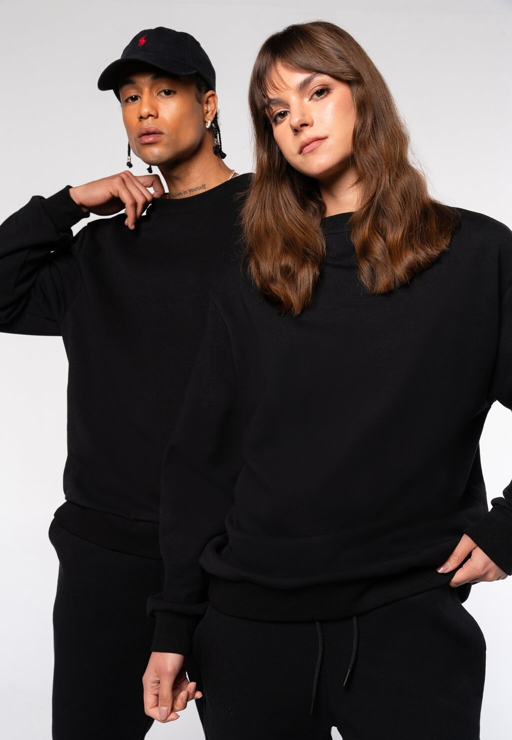 

Толстовка UNISEX CREWNECK EOSELIO, черный