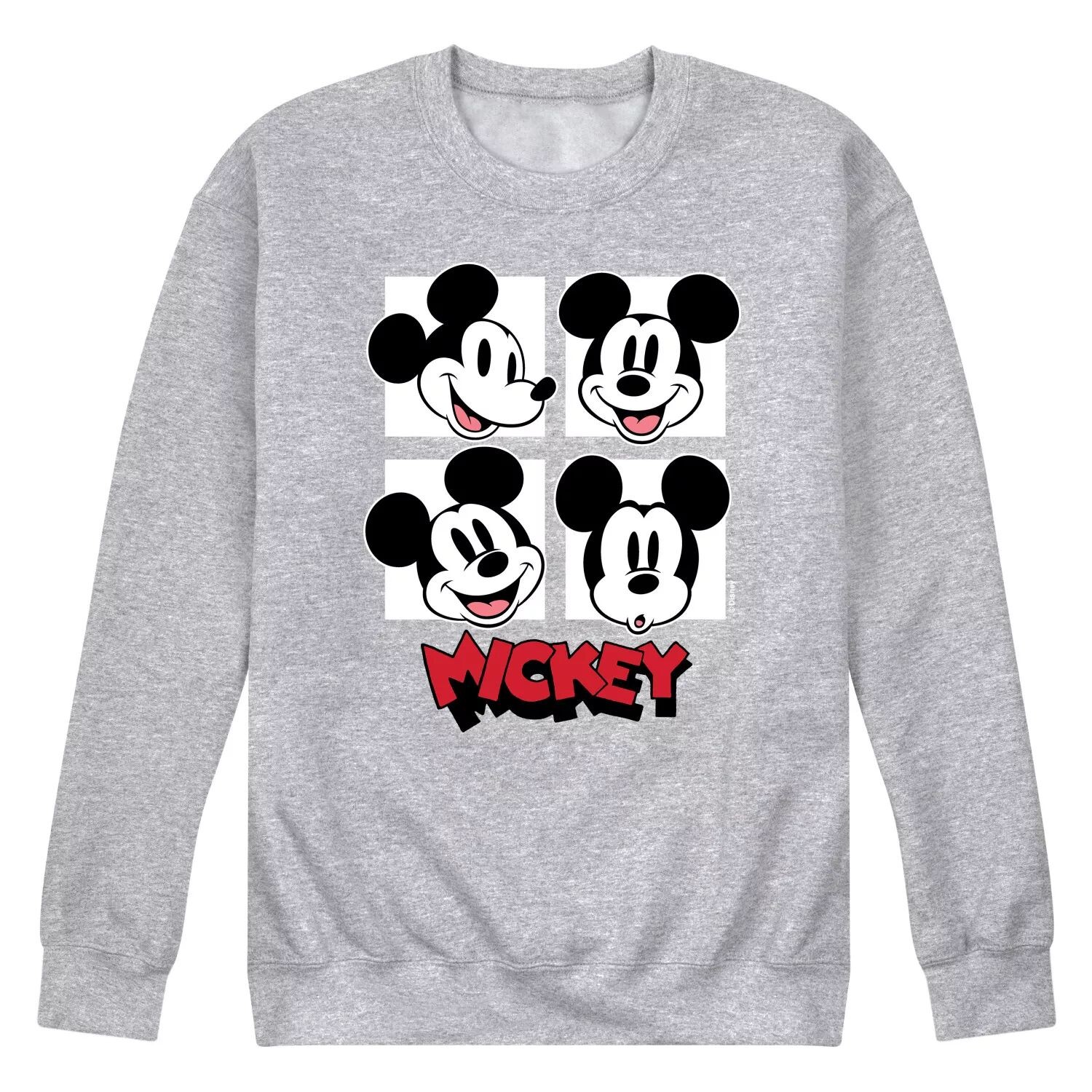 

Мужская флисовая толстовка Disney's Mickey Grid Licensed Character