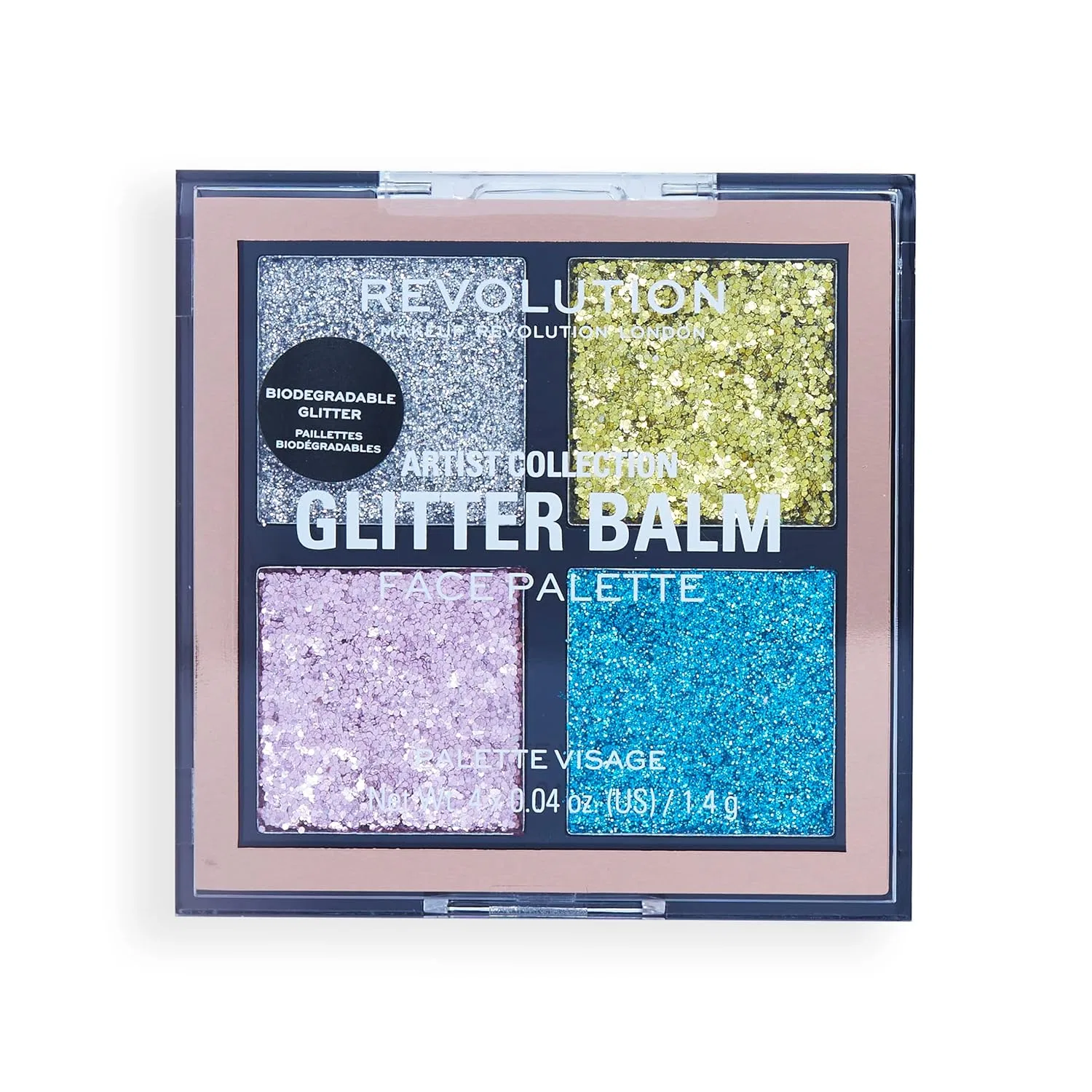 Палетка глиттерных бальзамов «Artist Collection Glitter Balm Palette» от Makeup Revolution London Makeup Revolution
