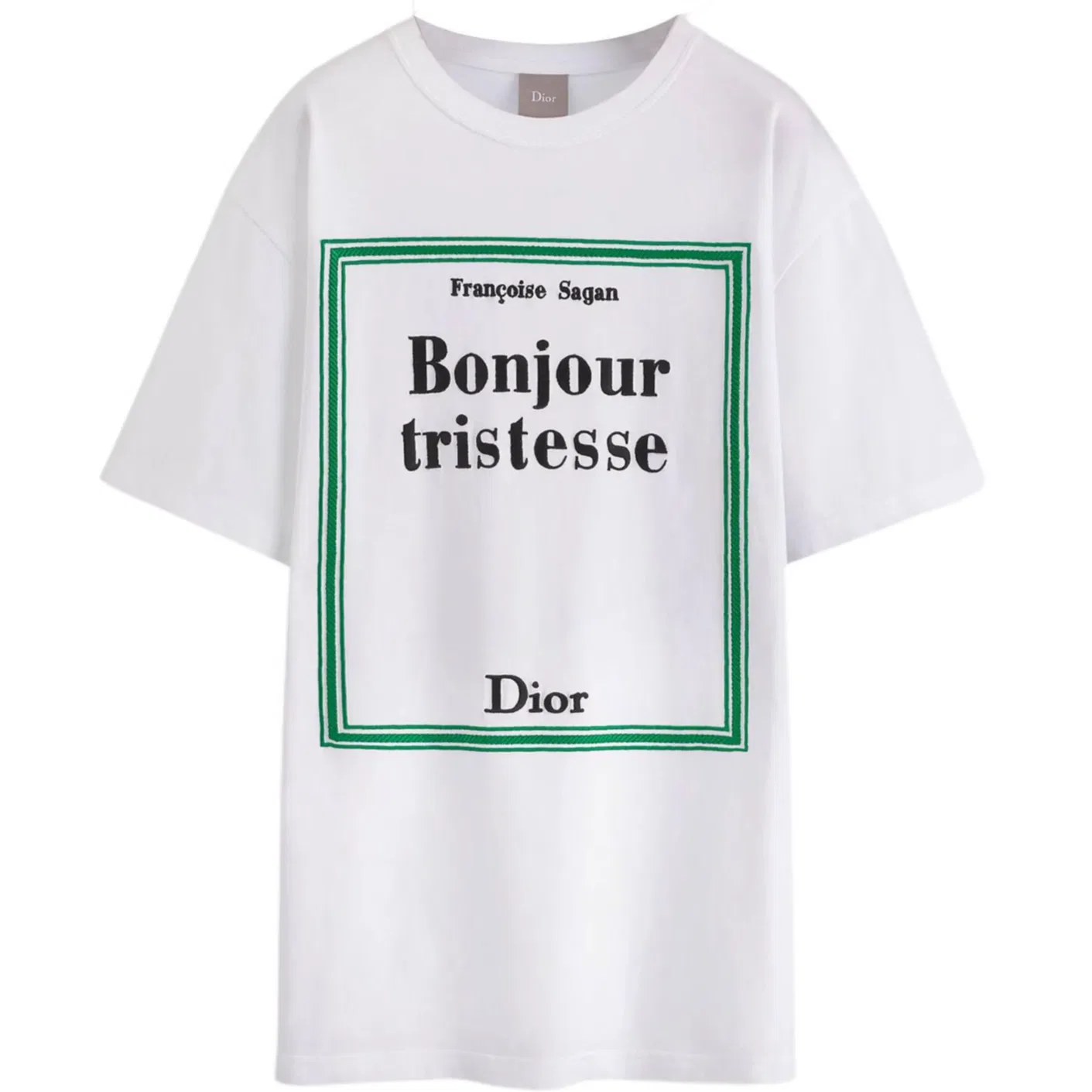 Футболка свободного кроя Dior белая