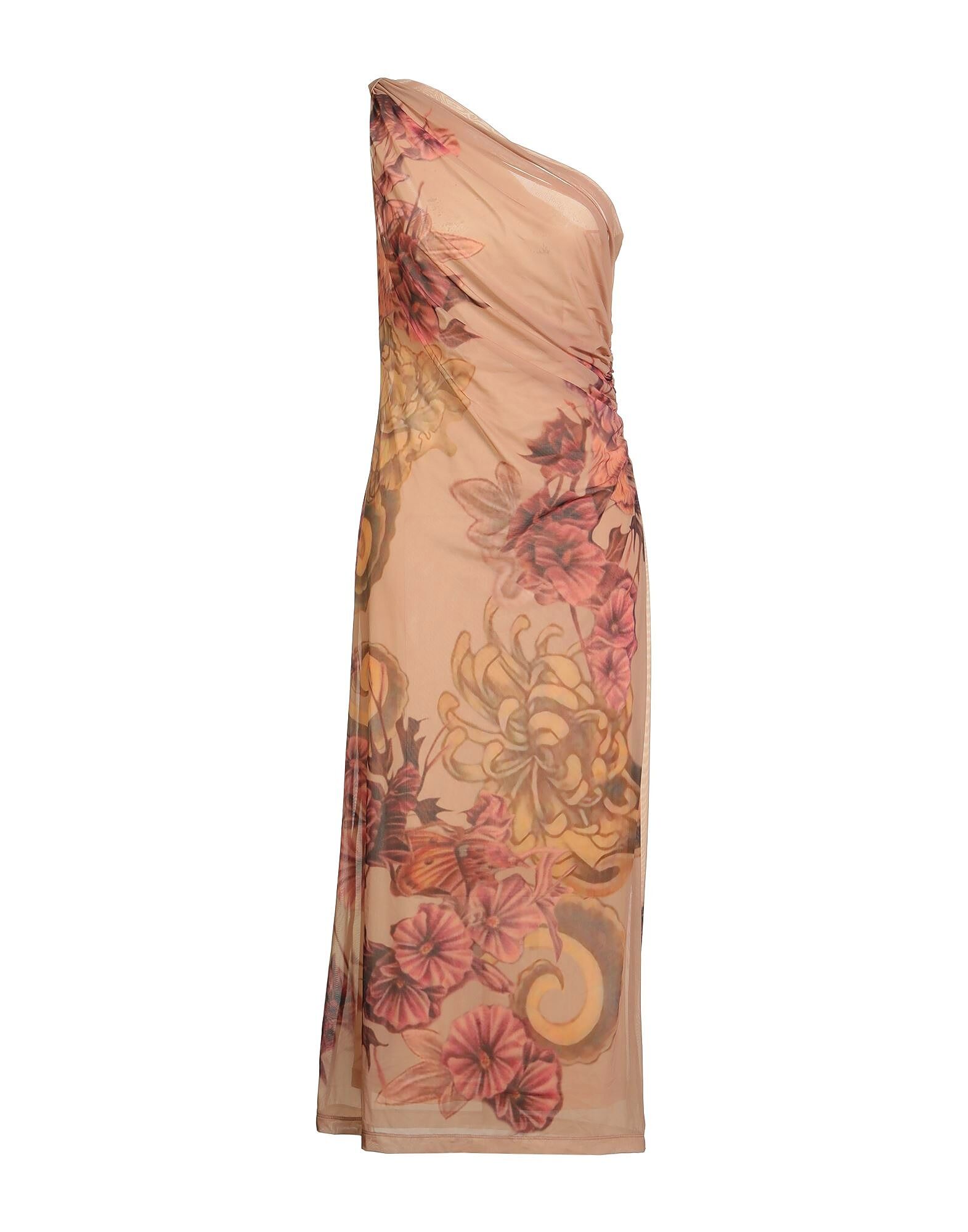 

Платье миди Alberta Ferretti, песочный