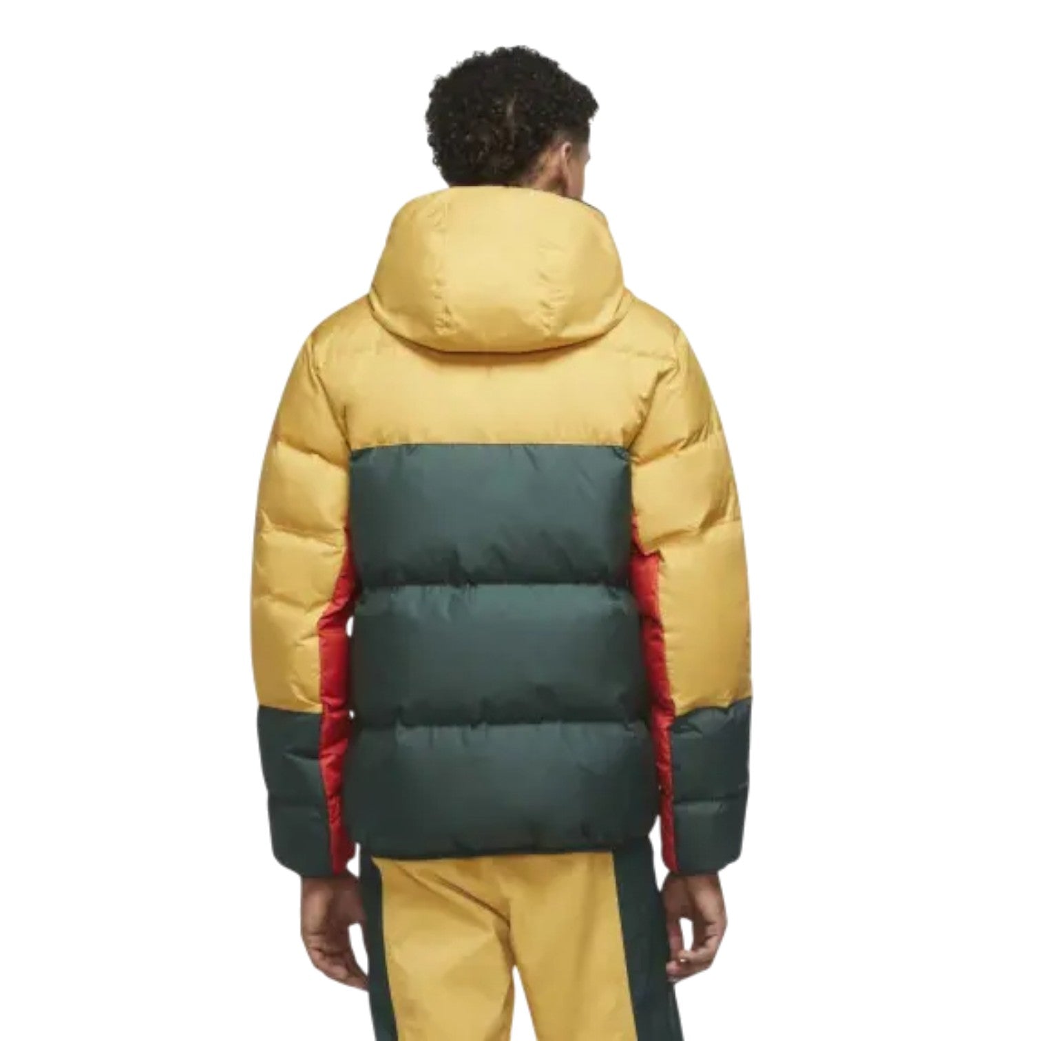 Пуховая ветровка Nike Sportswear Down-Fill Windrunner Jacket, цвет «Желто-зеленый» — фото 3