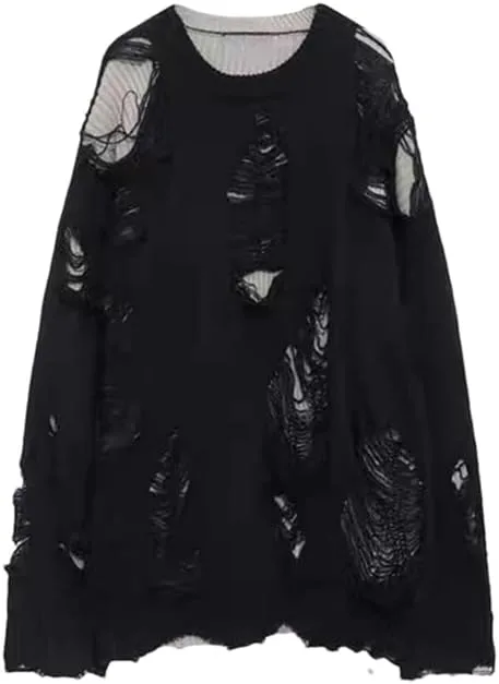 

Мужской свитер с длинным рукавом и ажурным узором