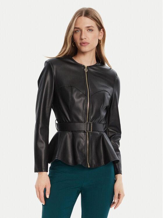 

Куртка из искусственной кожи slim fit CFC0125192003 Rinascimento, чёрный, Черный, Куртка из искусственной кожи slim fit CFC0125192003 Rinascimento, чёрный