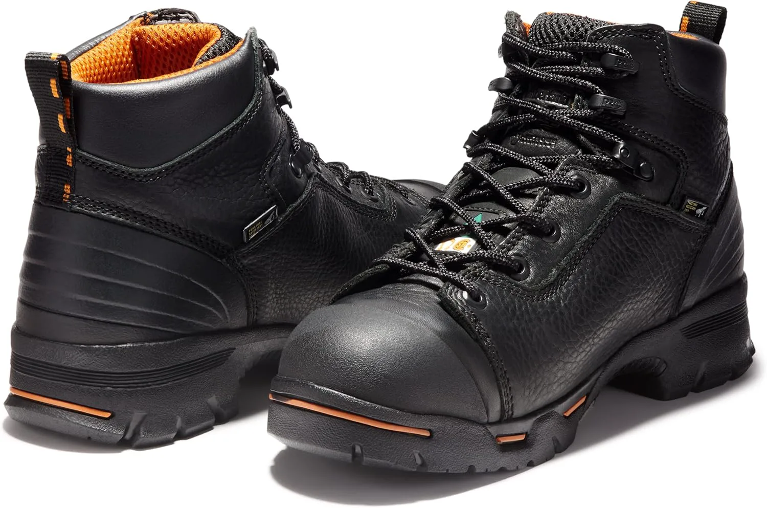 

Мужские рабочие ботинки Timberland PRO Endurance с стальными носками, водонепроницаемые, защищенные от проколов, высотой 6 дюймов, черный