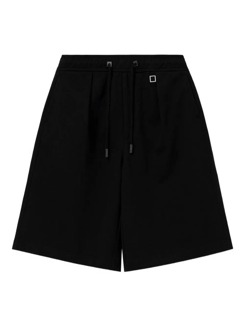 

Плиссированные шорты на эластичном поясе Wooyoungmi, синий