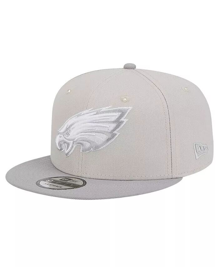 

Мужская двухцветная цветная кепка Philadelphia Eagles Stone/серая 9FIFTY Snapback New Era, серый