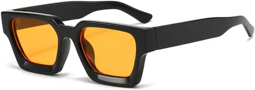 

Солнцезащитные очки с защитой UV400 | Зеленые с красными линзами, маленькая оправа | для женщин и мужчин, для занятий спортом на открытом воздухе и вождения DSVIGF, Black Orange