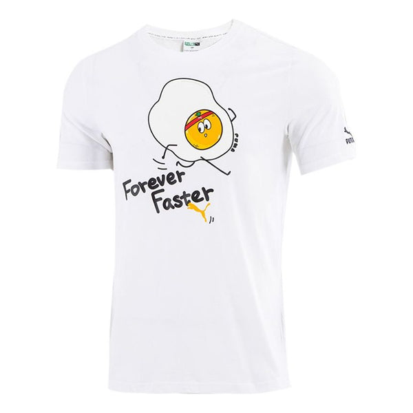 

Футболка club graphic t-shirt 'white' Puma, белый