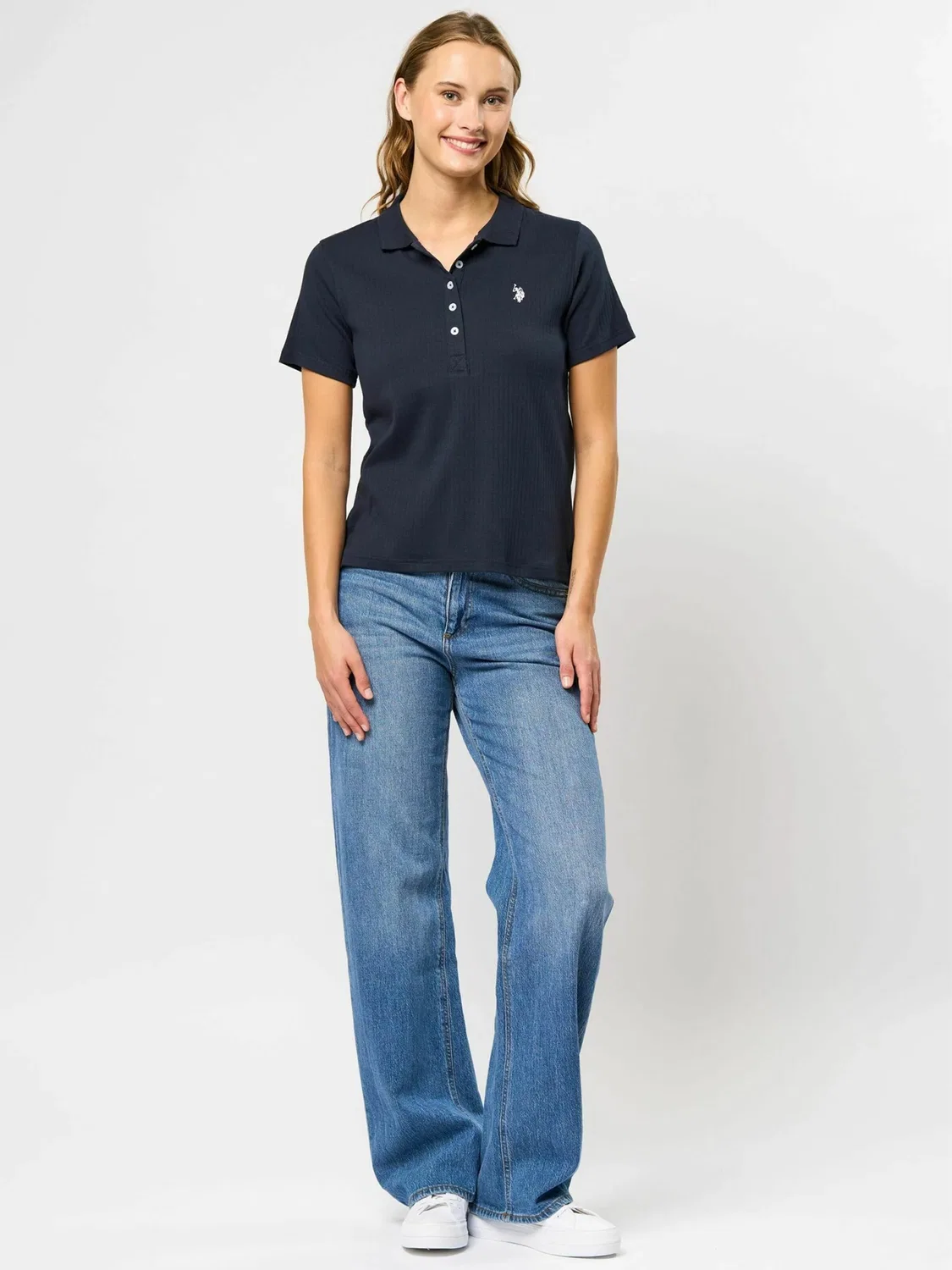 Футболка U.S. POLO ASSN. UWHelga, бирюзовый — фото 4