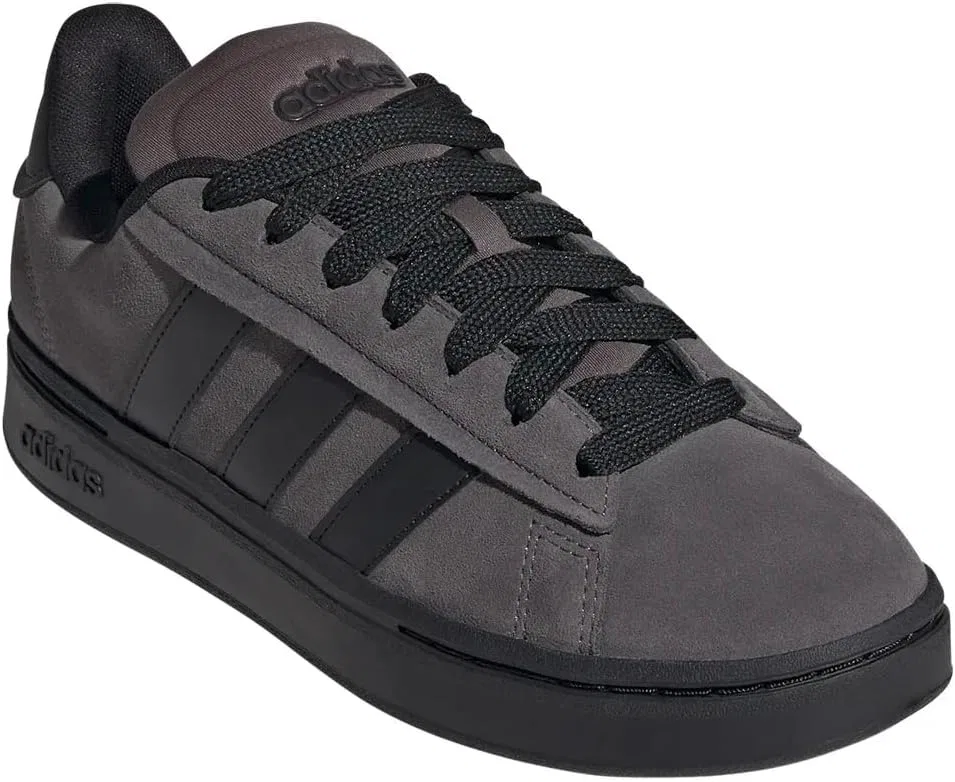 Кроссовки Adidas Grand Court Alpha 00s, Charcoal/Black/Black — фото 2