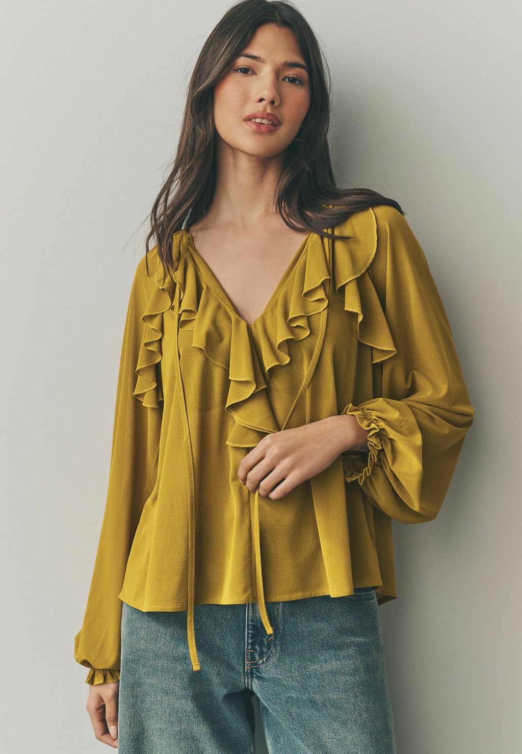 

Блуза LONG SLEEVE BOHO Next, желтый