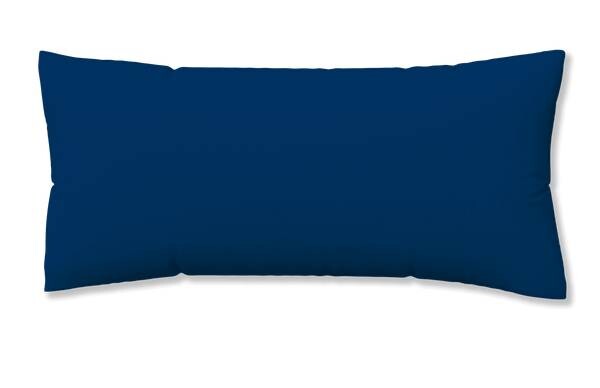 

Наволочка schlafgut Woven Satin, 40x3x80 см цвет blue deep