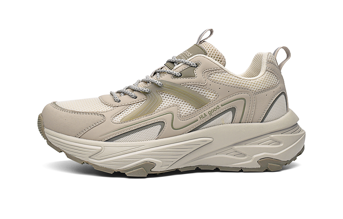 

HLA Мужские повседневные туфли низкие серо-песочные песочные, цвет Sand