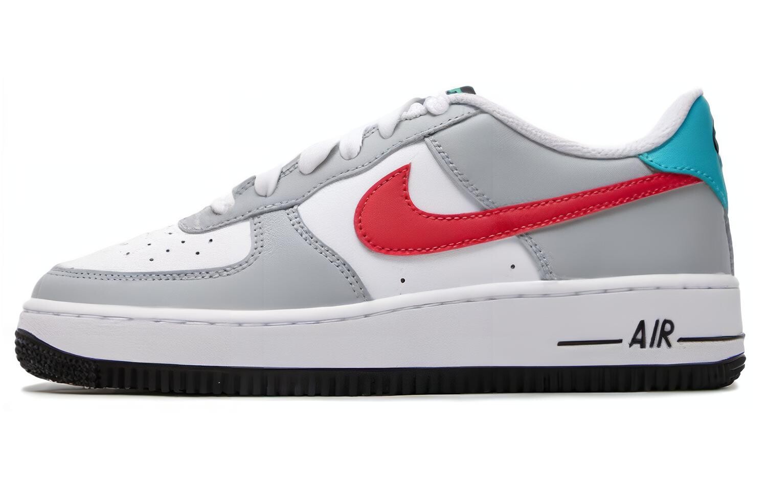 

ВВС 1 Low White University Red GS Nike