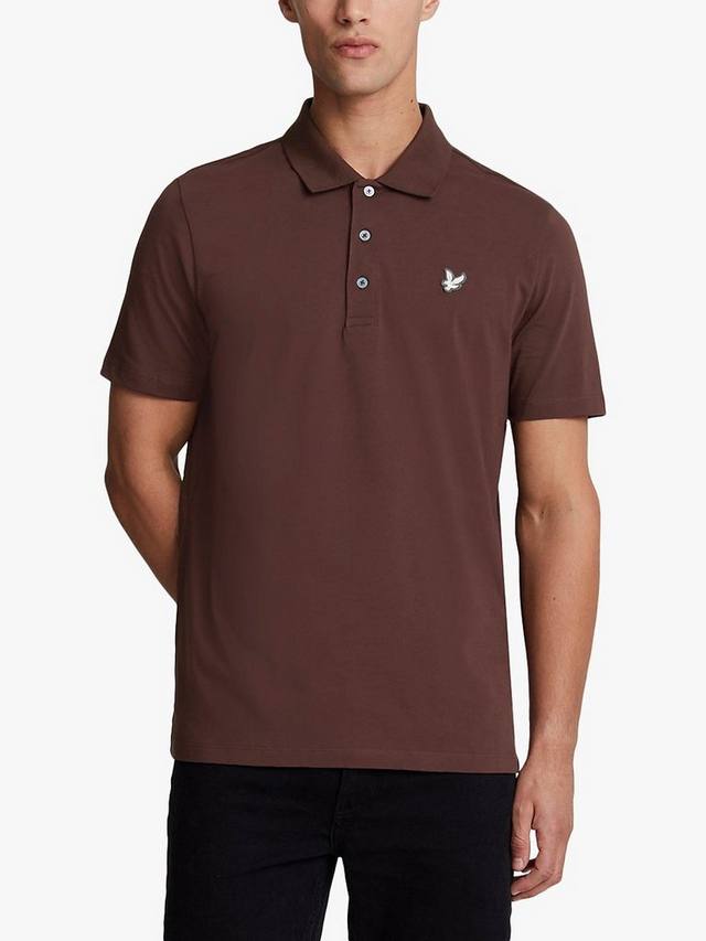 

Хлопковая поло Lyle & Scott, Rubber Red