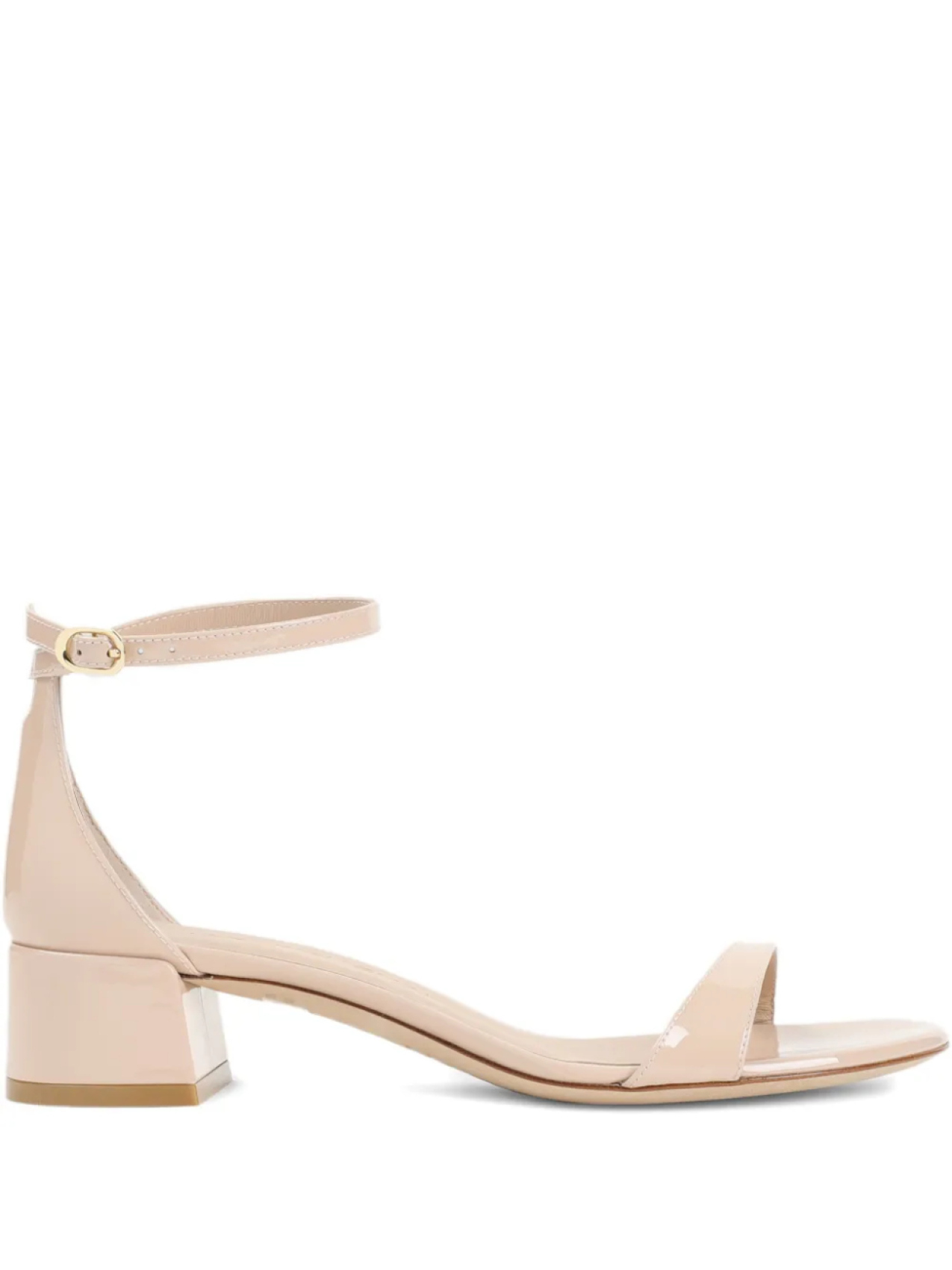Сандалии Stuart Weitzman 35 мм Nudist, нейтральный
