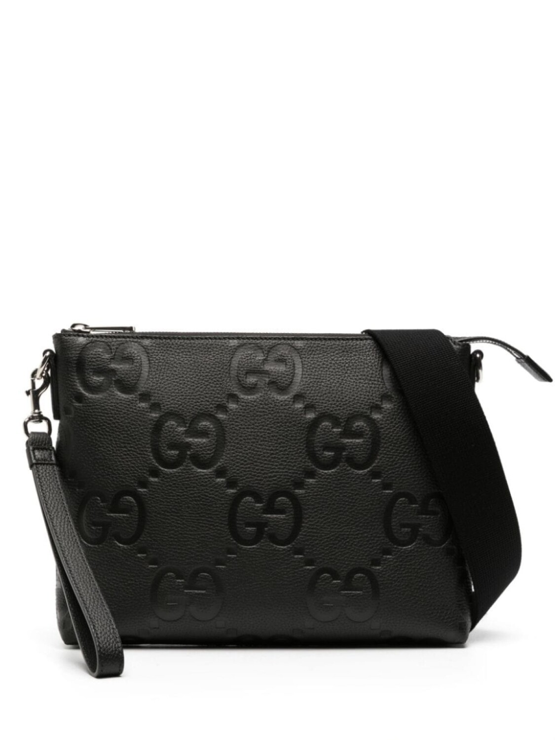 

Сумка-мессенджер среднего размера с узором Jumbo GG Gucci, черный
