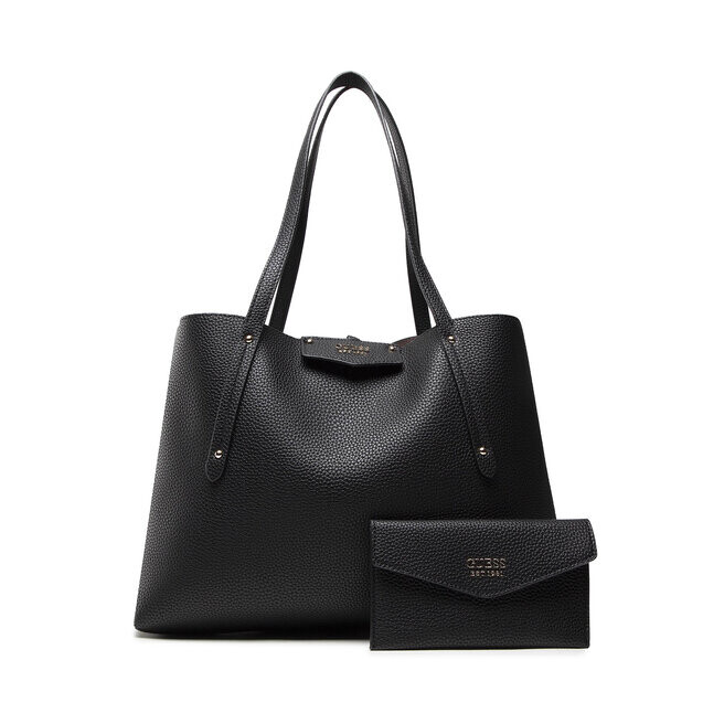 

Сумка-шоппер Guess EcoBrenton Tote, фиолетовый/черный