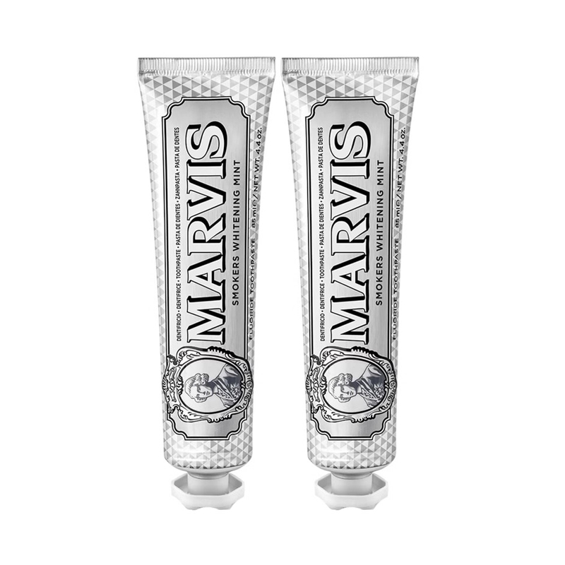 Marvis Зубная паста Jasmine Mint для очищения, свежести дыхания и ухода за деснами 85мл*2/85мл*3 — фото 3
