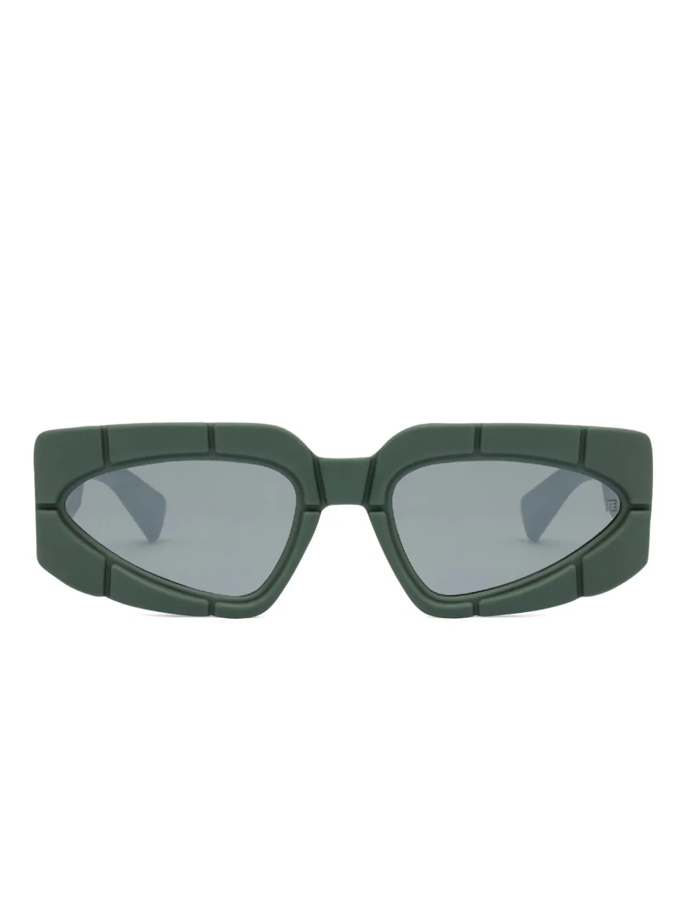 

Солнцезащитные очки в геометричной оправе Balmain Eyewear, зеленый