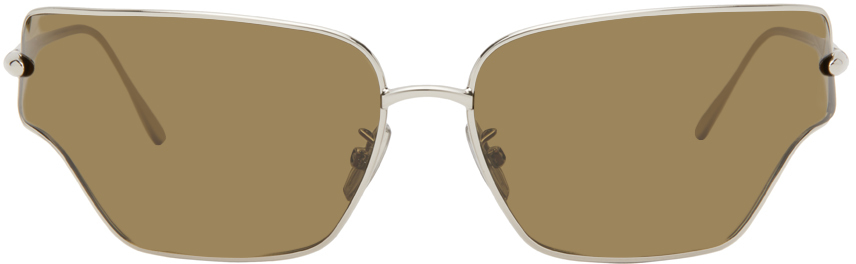 

Солнцезащитные очки Silver Arch LOEWE, Solid khaki green