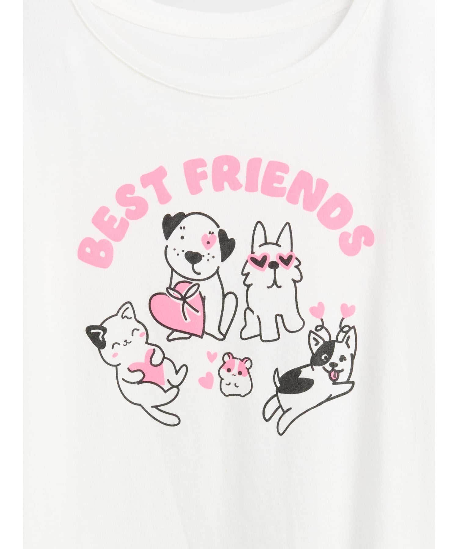 (K) Футболка с графическим принтом (детская) GAP, BFF_WHITE — фото 3