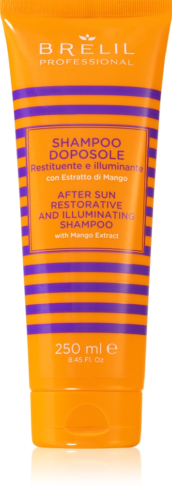 

Питательный шампунь Solaire после загара для волос, поврежденных хлором, солнцем и солью Brelil Professional, 250 мл
