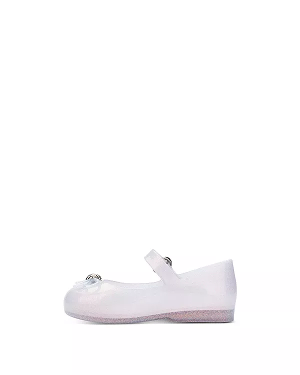 Детские балетки для девочек - для малышек Mini Melissa, золотой — фото 3