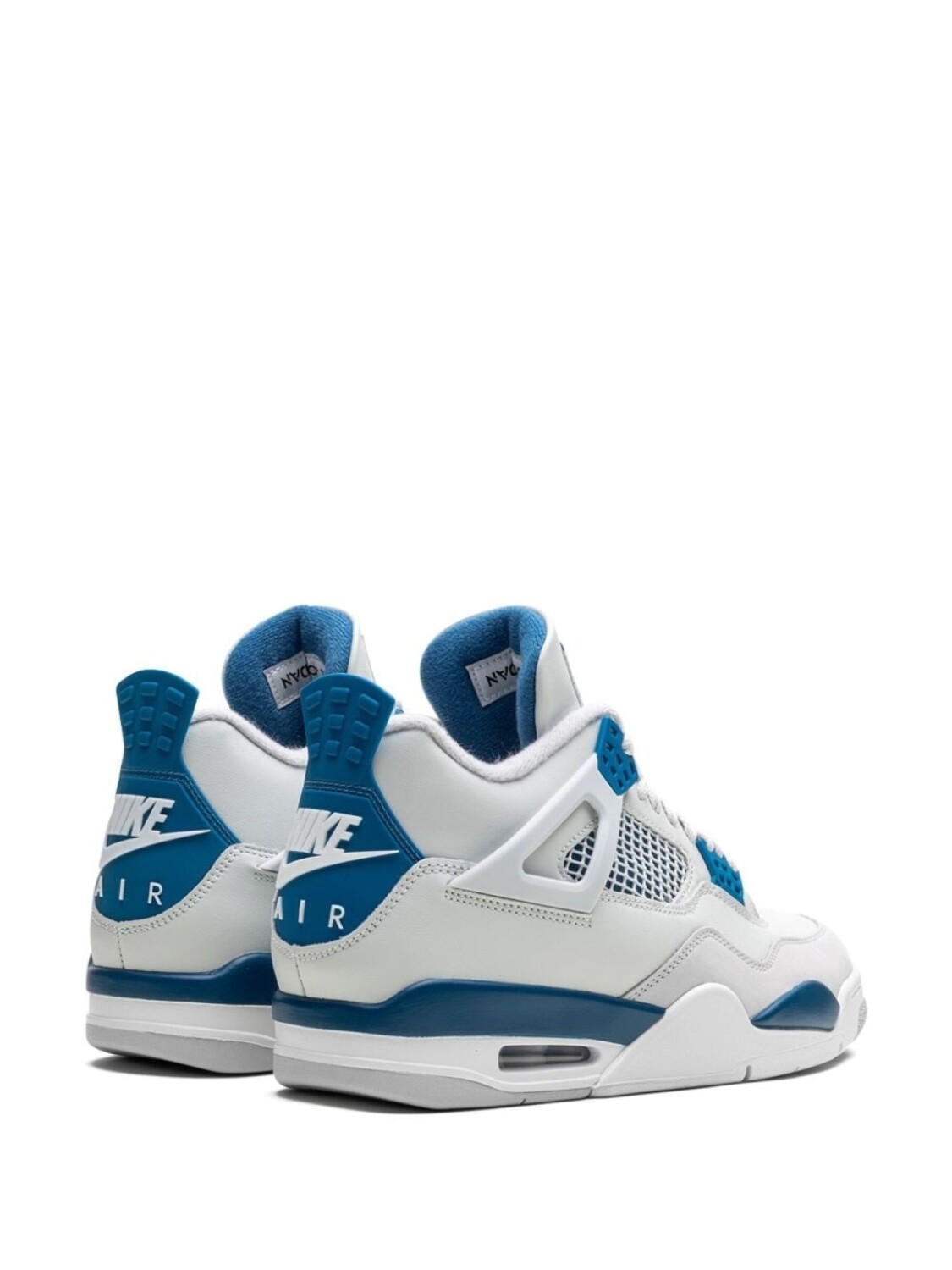 Кроссовки Air 4 OG Military Blue Jordan, белый — фото 3