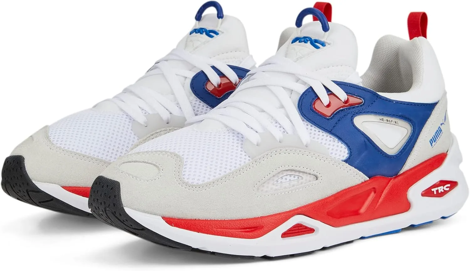 Кроссовки для повседневной носки и занятий спортом PUMA TRC Blaze унисекс, белый — фото 2