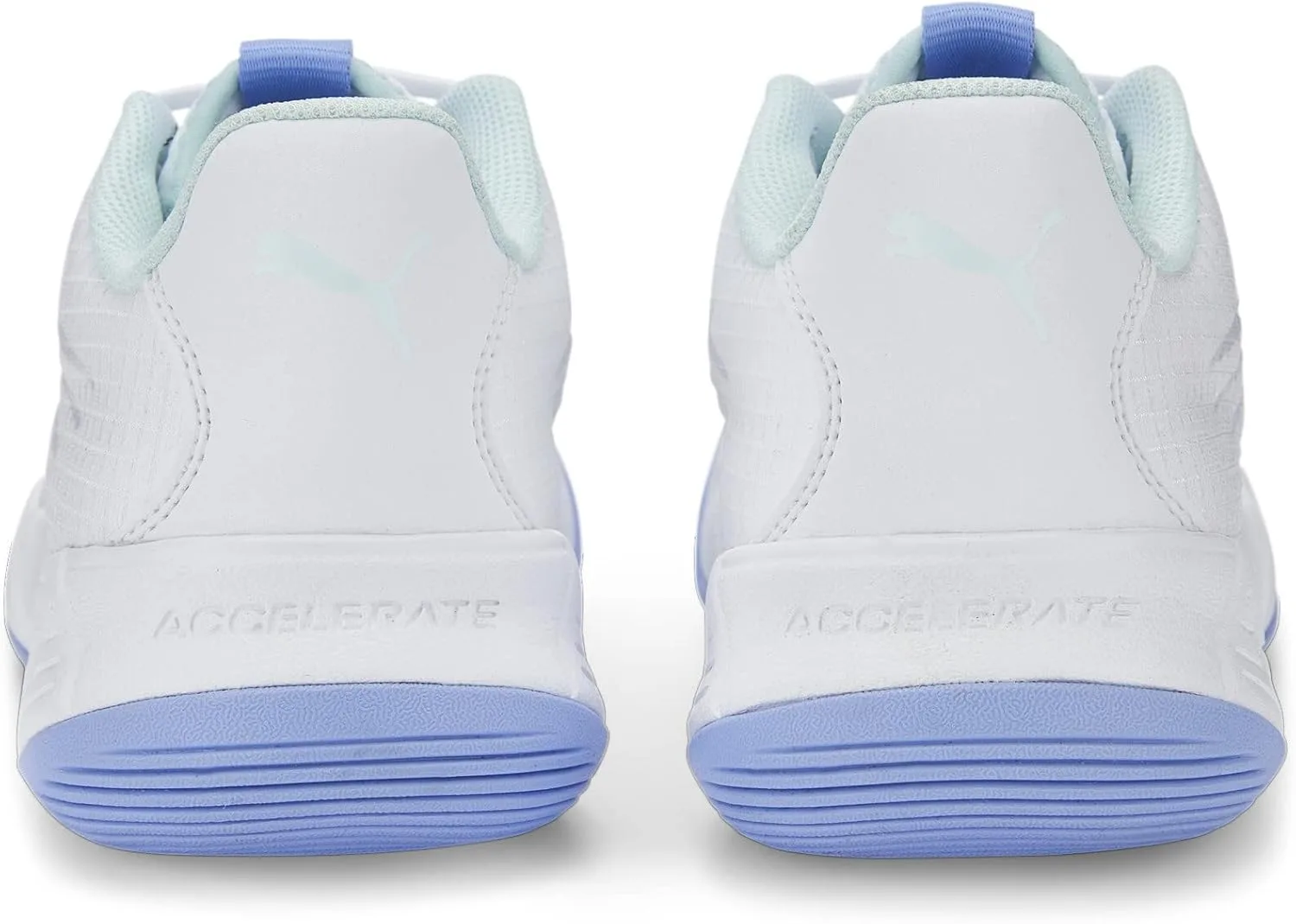 Кроссовки PUMA Unisex Accelerate Pro II W+ для дома, белый/синий/фиолетовый — фото 3