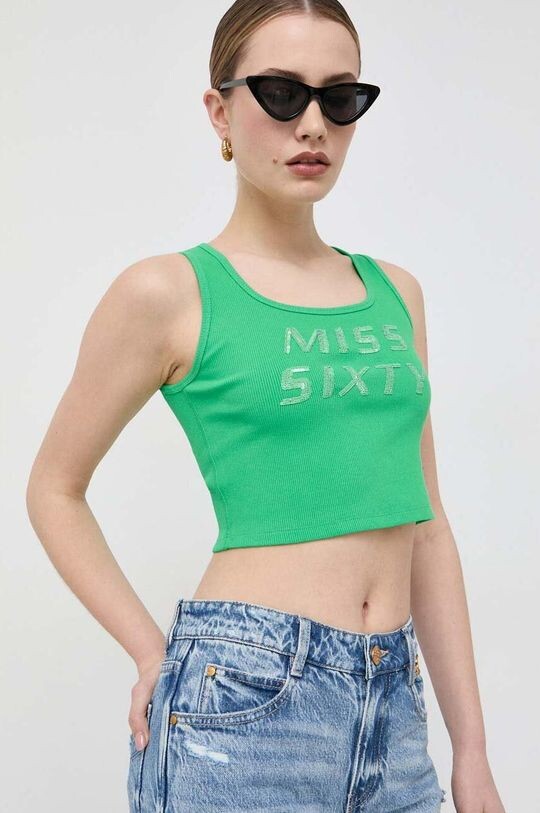 

Мисс шестьдесят топ Miss Sixty, зеленый