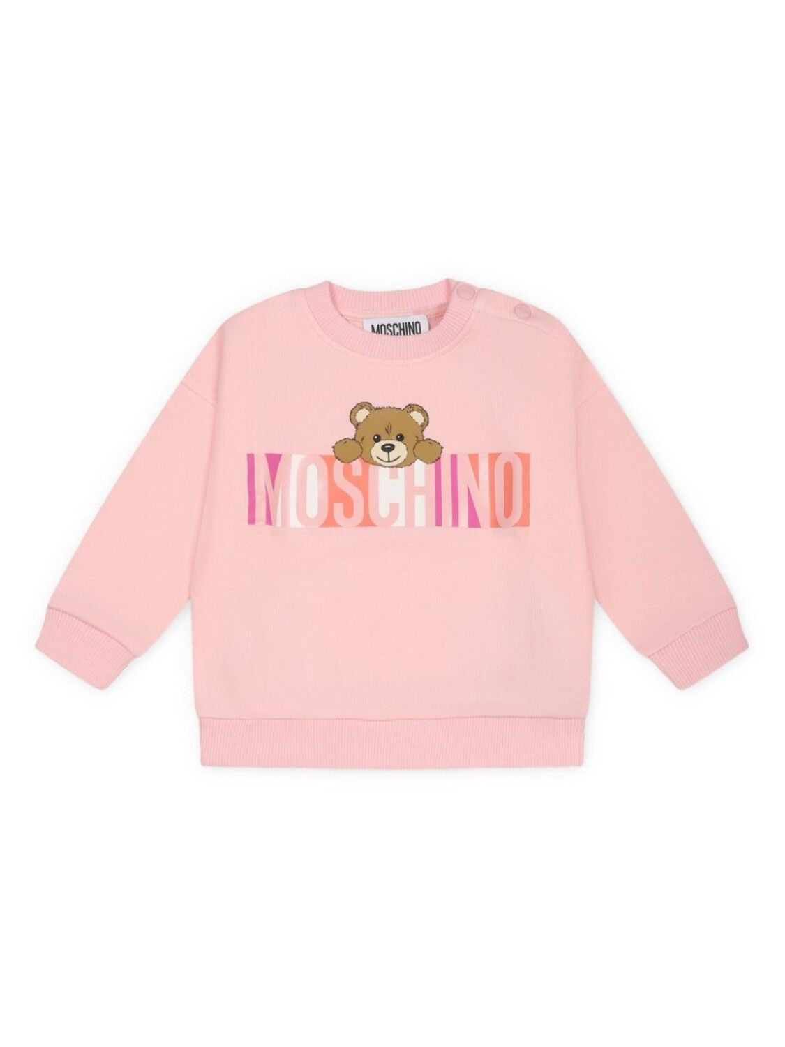 

Толстовка Moschino Kids Teddy Bear, розовый