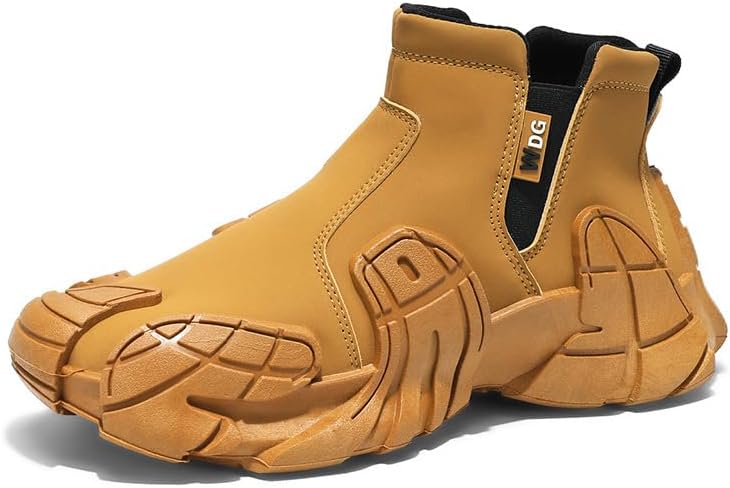 

Модные кроссовки - повседневные стильные, с высокой подошвой для увеличения роста, нескользящие и прочные, теплая искусственная кожа для любого сезона Generic, хаки