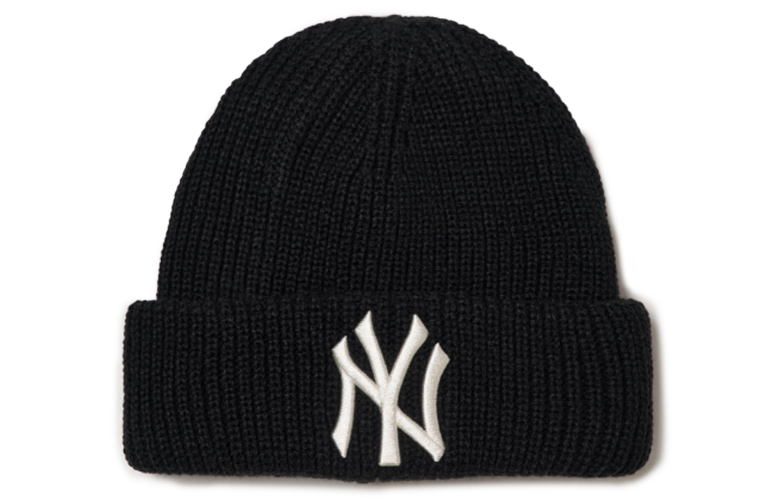 

Акриловая шапка унисекс черная MLB