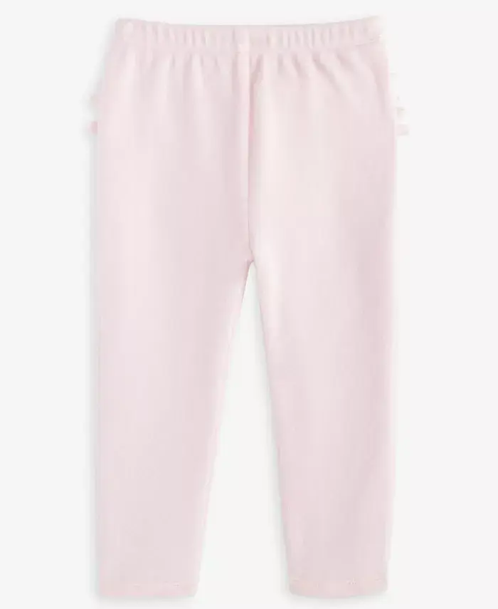 

Детские легинсы для девочек с микс-энд-матч велюром и рюшами на спинке First Impressions, розовый